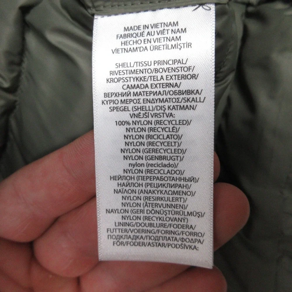 Polo Ralph Lauren Jacket Mens 4XB Green Solid‎ Colden Packable Vest Puffer Pony